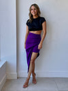 Sheena Asymmetrical Skirt / Purple