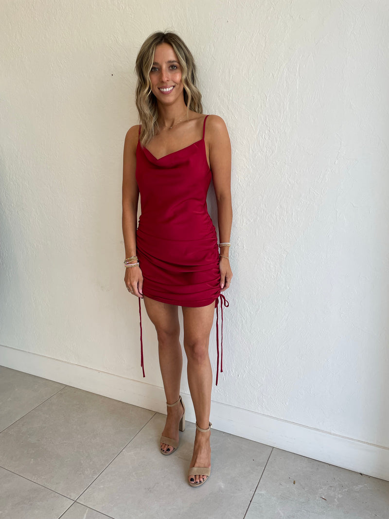 Lucy Dress / Cranberry