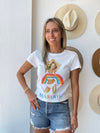 Mariah Carey Rainbow Shrunken Tee