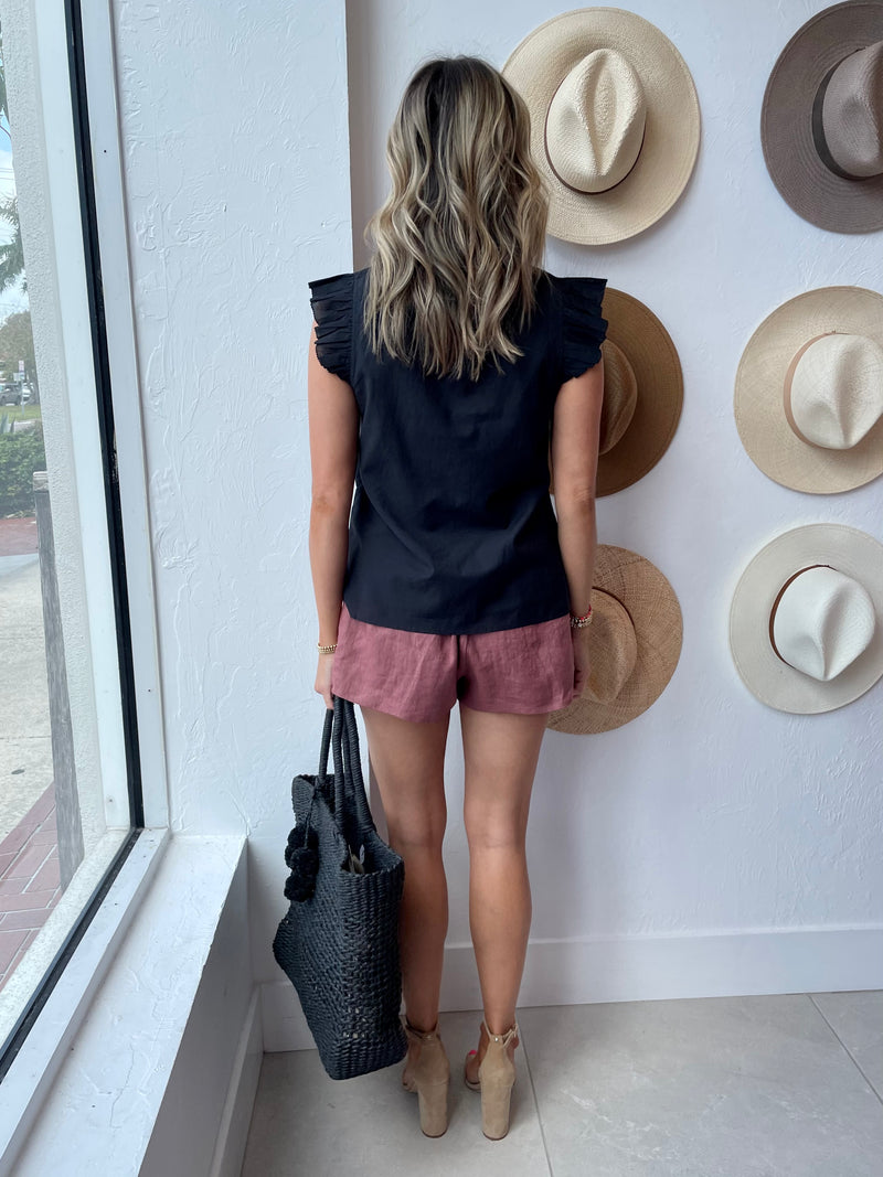 Jillien Linen Short / Cordial