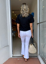 Le Crop Mini Boot / Blanc