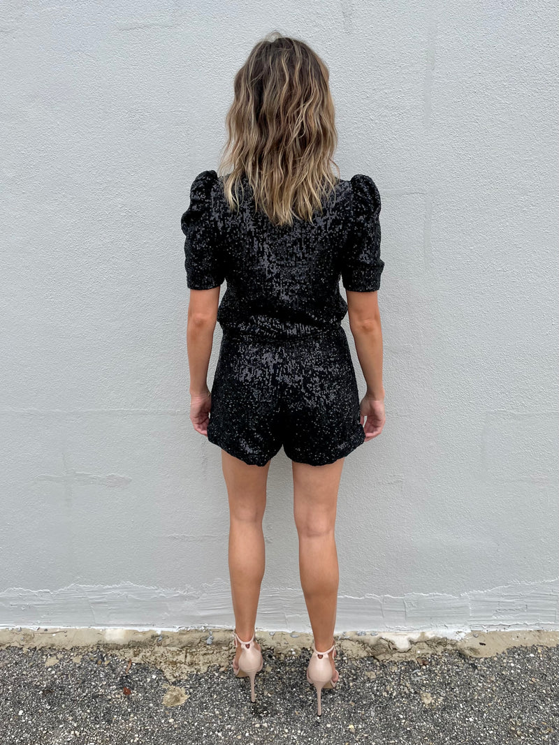 Belle Sequin Shorts