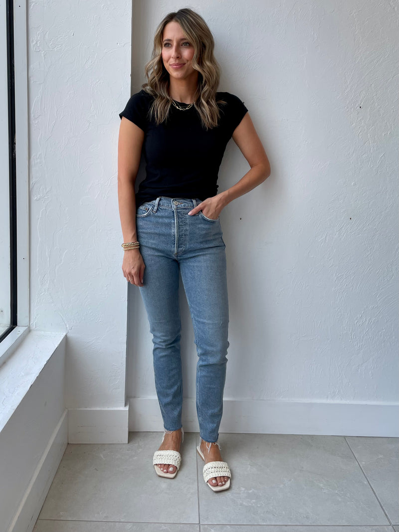 Sheryl Baby Tee / True Black