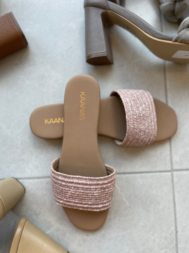 Bimini Elastic Braid Slide / Blush