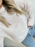Galen Roll Neck Cropped Sweater