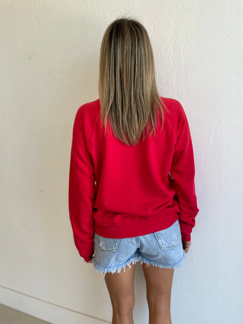 USA Embroidered Sweatshirt / 5 COLORS