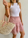 Georgia Lace Mini Skirt