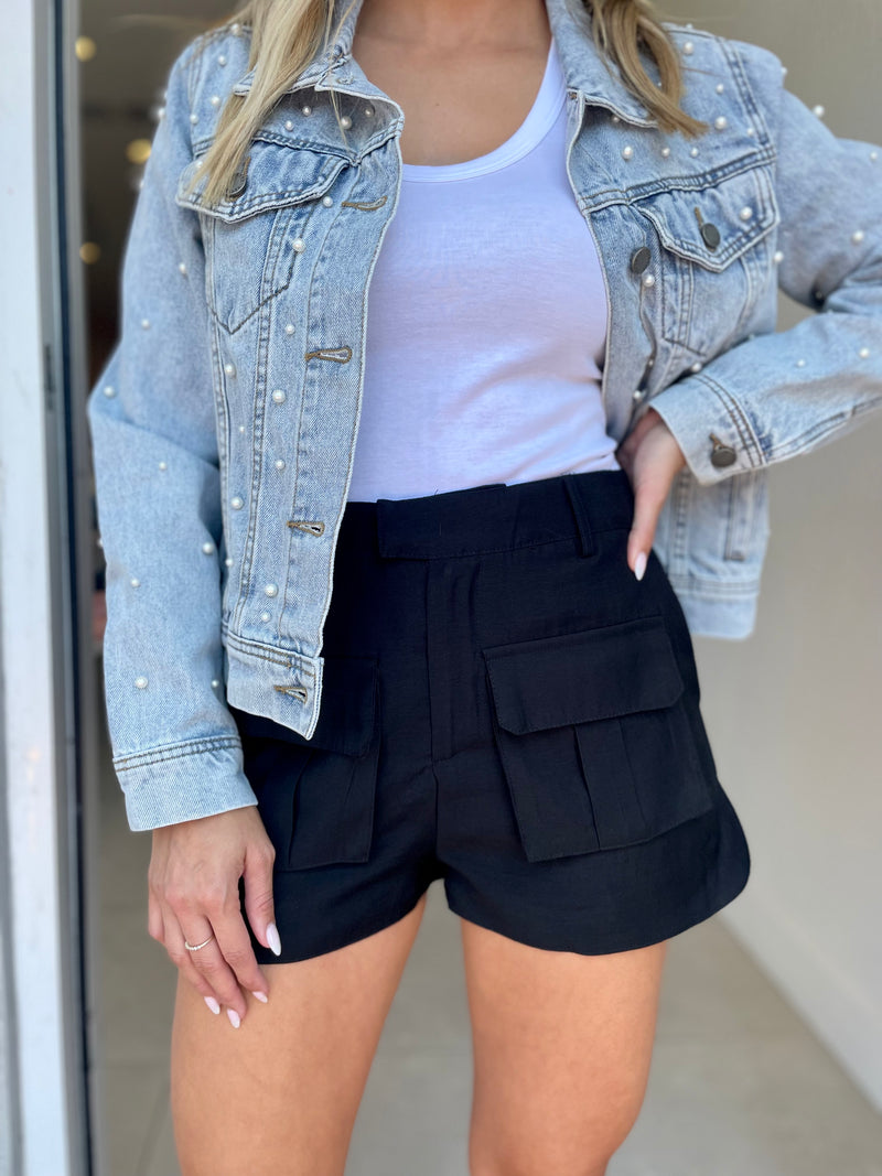 Talia Front Pocket Shorts