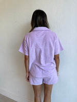 Terry Shirt Set / Orchid